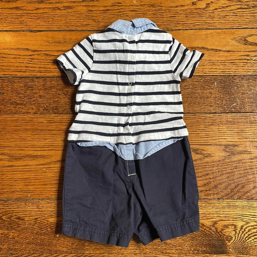 Baby Gap Striped Polo Onesie
